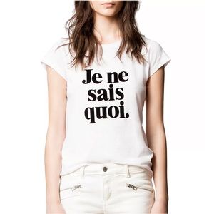 Zadig & Voltaire Je Ne Sais Quoi Tee